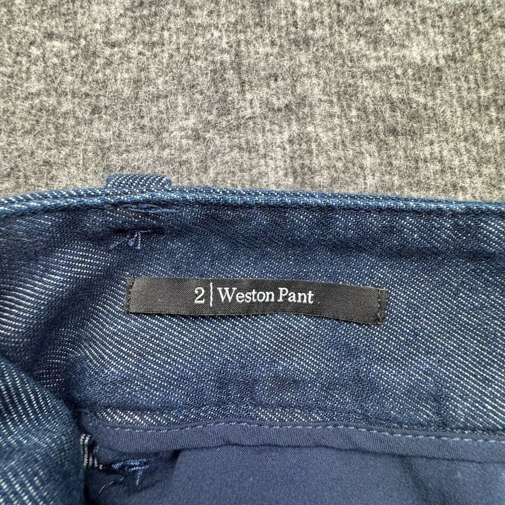 Talbots Womens Weston Dress Pants Sz 2‎ Blue Wide Leg Pleated High Rise NEW - Picture 11 of 16